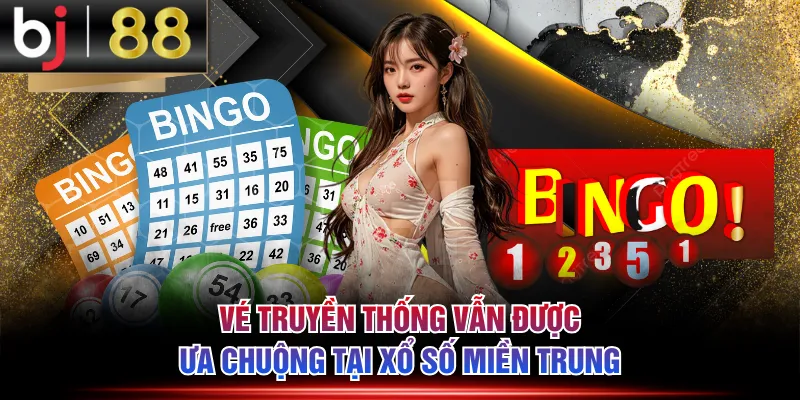 Vé truyền thống vẫn được ưa chuộng tại Xổ Số Miền Trung